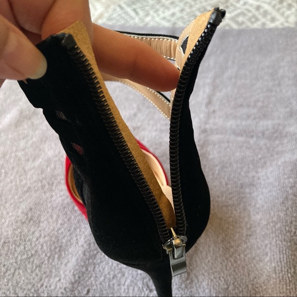 De Blossom Red Suede KINKO-157 Platforms size 8 - Picture 3 of 6